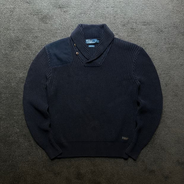폴로 랄프로렌 숄칼라 스웨터 네이비 L