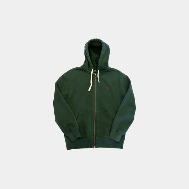 폴로 스웻후드 집업