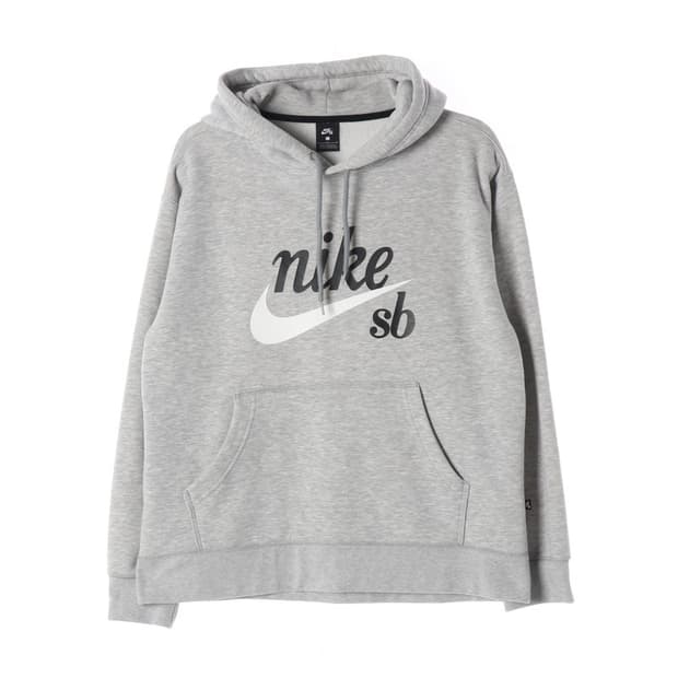 나이키 SB 그레이 빅로고 스웻 후드티 L