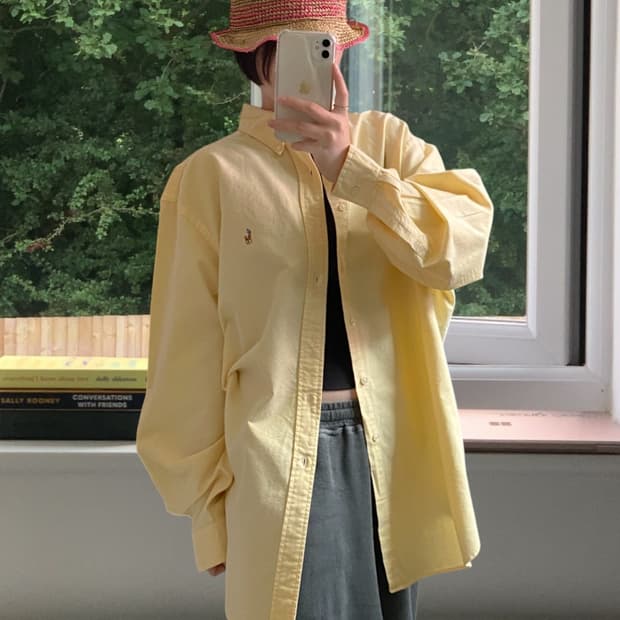 폴로 랄프로렌 솔리드 셔츠 (Man 2XL)