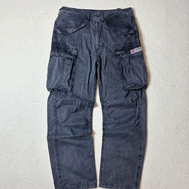 엑스트라오디너리 빈티지 가공 워시드 카고 팬츠 바지 PN7589