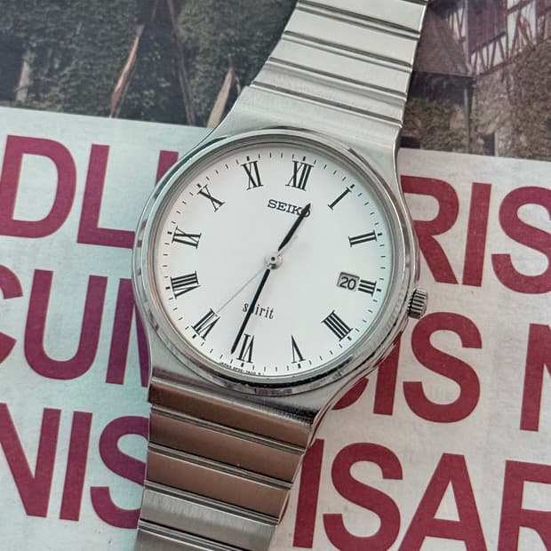 Seiko 세이코 Sprit 로만 인덱스 데이트 