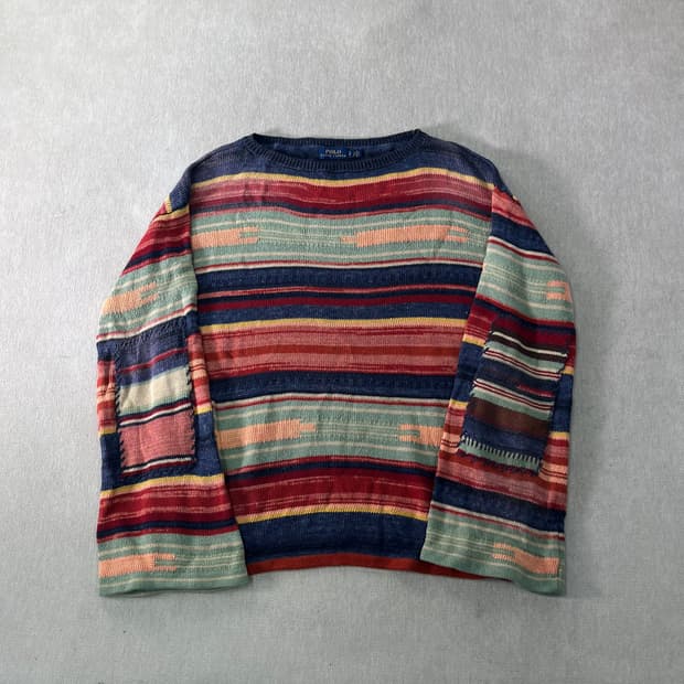 W 95 폴로랄프로렌 캐시미어 린넨 노고딕 니트