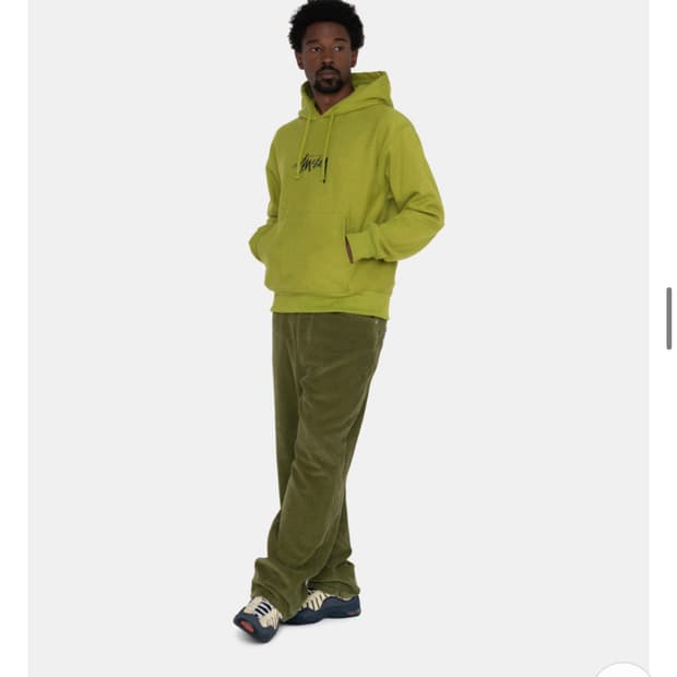 스투시 스탁로고 moss XL