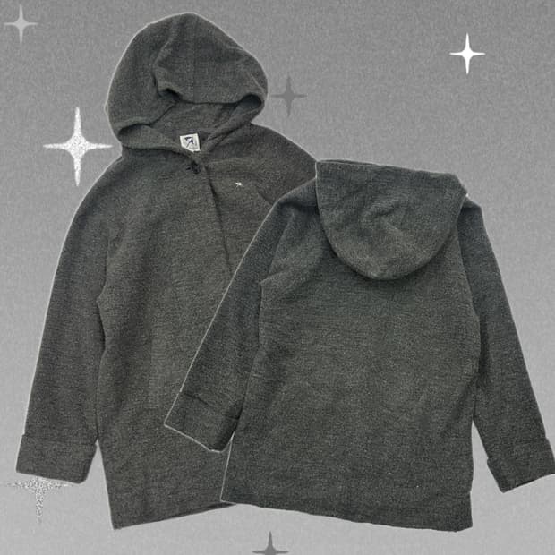 ⛱️재팬 아놀드파마 우비소녀 후드 코트⛱ 반코트 일본 빈티지 그런지 히피