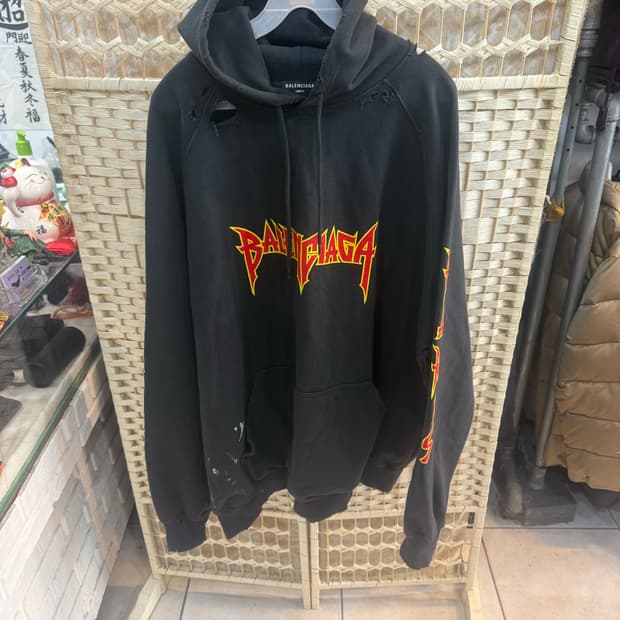 1/105 정품 발렌시아가 메탈리카 오버 후드티 팝니다