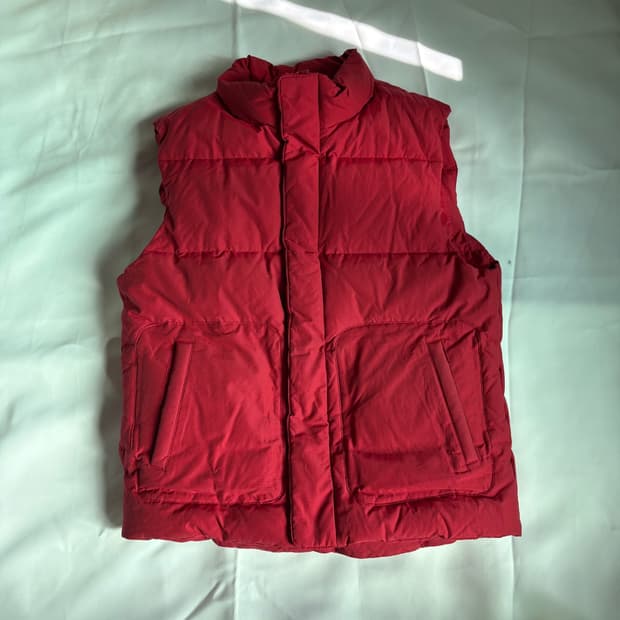 GAP 갭 패딩 베스트 레드