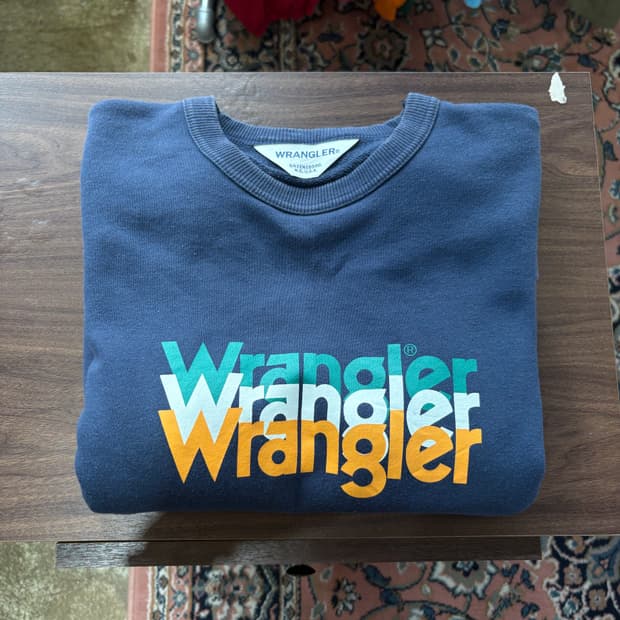 랭글러 Wrangler 3D 로고 스웻셔츠