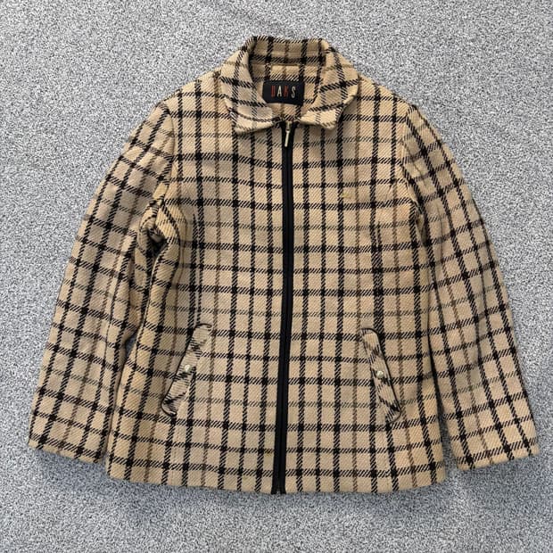 실측 닥스 골프 체크 자켓 0316J