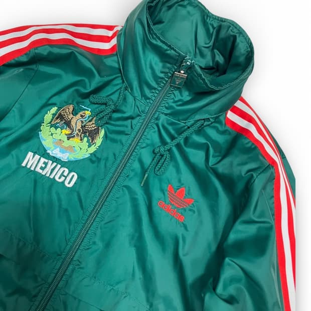 아디다스 멕시코 트랙 자켓 그린 90