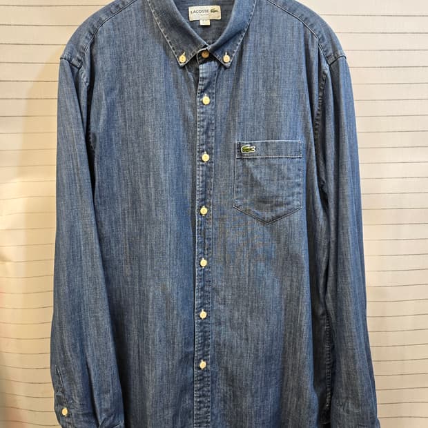라코스테 데님셔츠