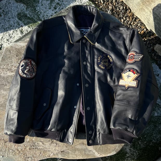 Lupo Di mare sina cova 바시티 자켓