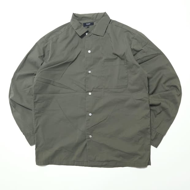 빔즈 하트 포켓 테크니컬 셔츠 카키