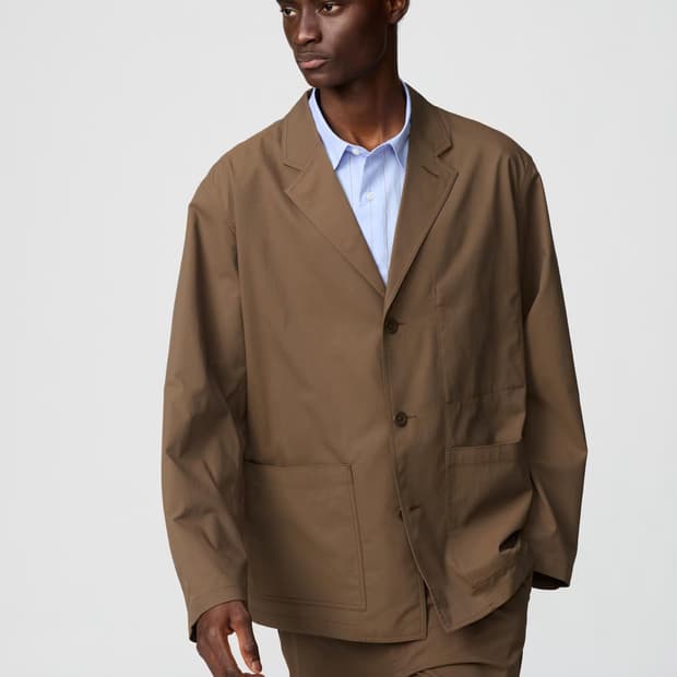 [XL,L] 유니클로C 25ss 워크자켓&팬츠 셋업 34brown