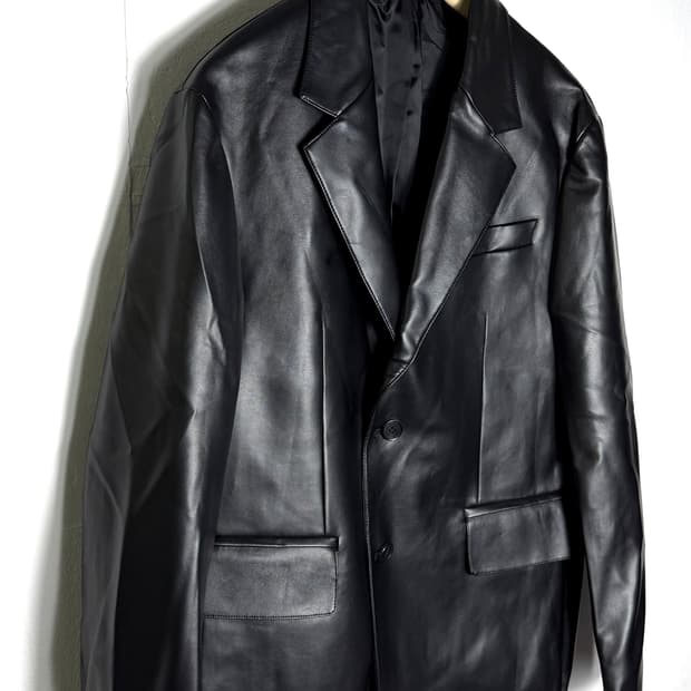 tngt 블레이저 tngt자켓 레더블레이저 가죽자켓 레더자켓