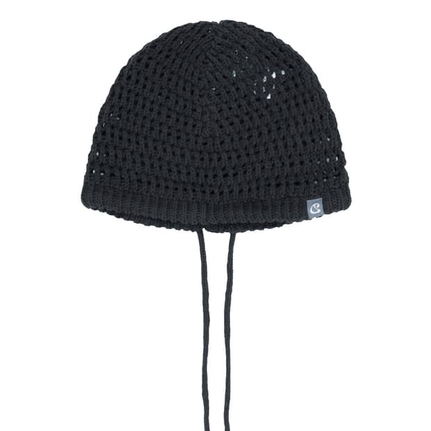 코이세이오 STRING NET BEANIE CHARCOAL