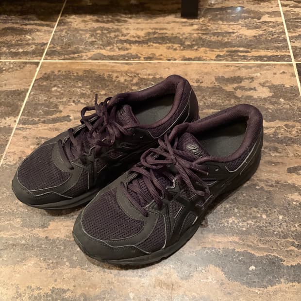 아식스 조그 올블랙 255