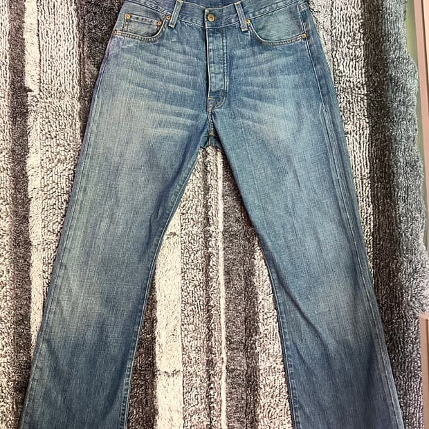 폴로 진스 플레어 데님