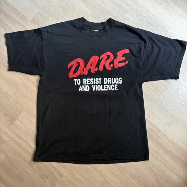 90s 빈티지 DARE 데어 티셔츠 빈티지 밴드티