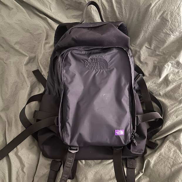 노스페이스 퍼플라벨 코듀라 나일론 데이팩 블랙