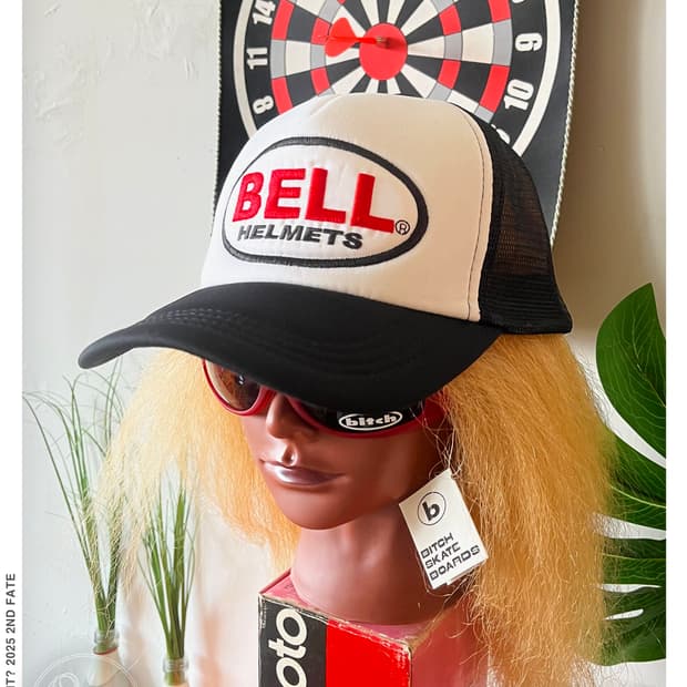 Vintage "BELL Helmets" Patch Trucker Cap