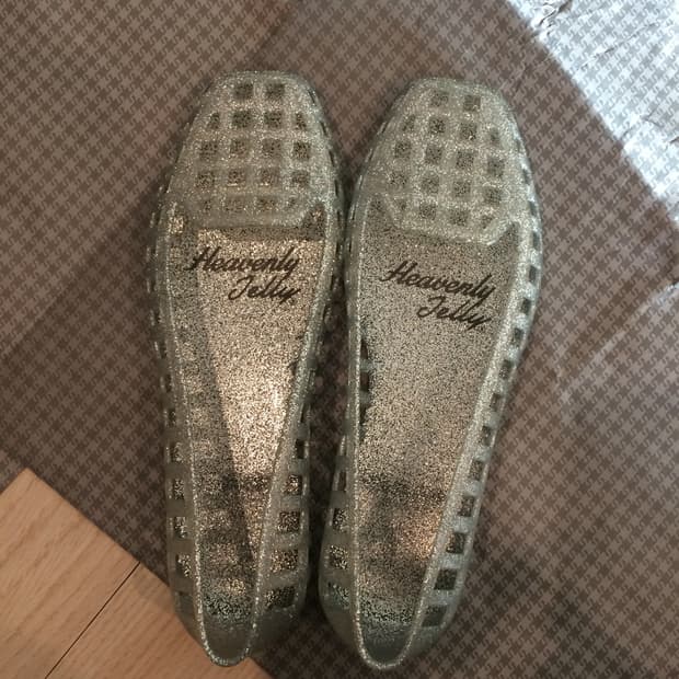 실버 펄 젤리 슈즈 225