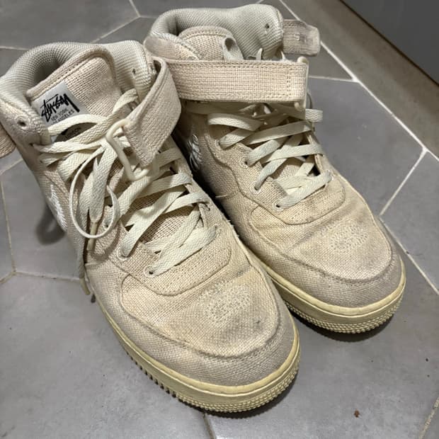 나이키 x 스투시 에어포스 1 '07 미드 SP 파슬 275