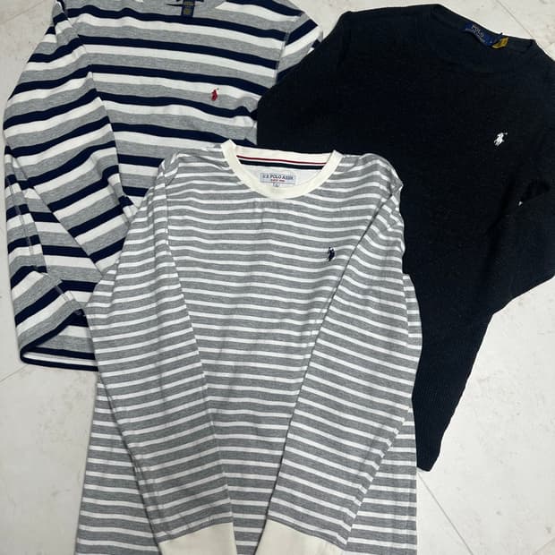 폴로 니트 롱슬리브 L,M