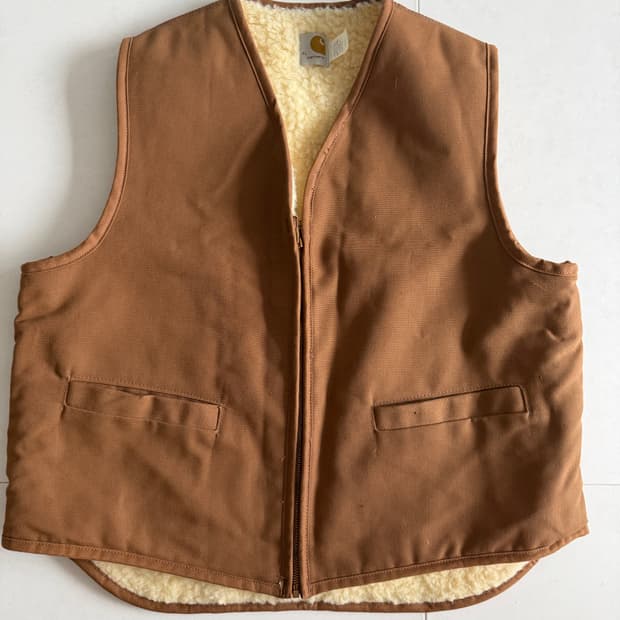 90s 칼하트 6SV 쉐르파 베스트 XL 유니온메이드