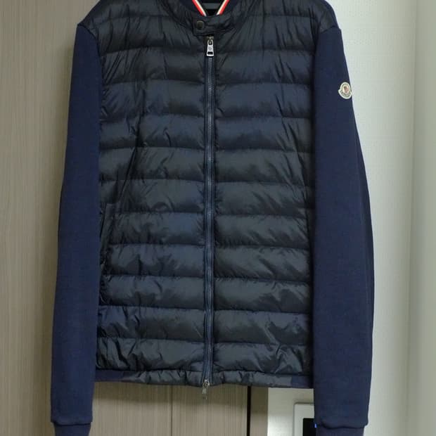 [xl]몽클레어 삼선 트리콧 니트패딩