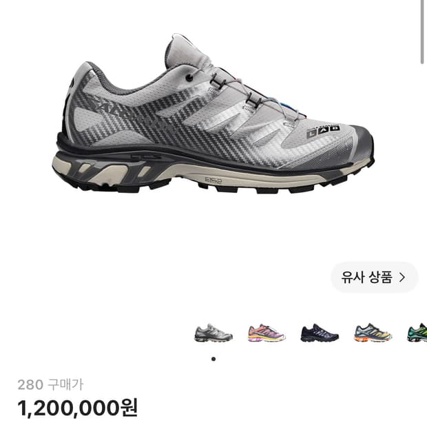 살로몬 SALOMON ADV XT-4 실버 메탈릭 X