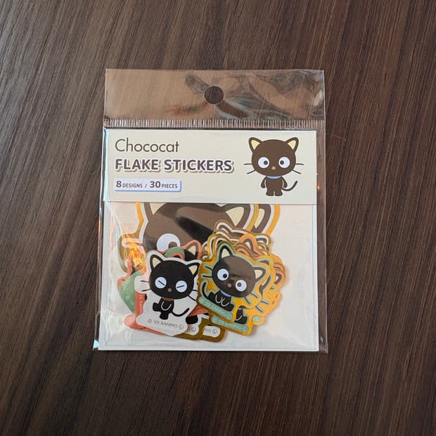 산리오 조각스티커(초코캣