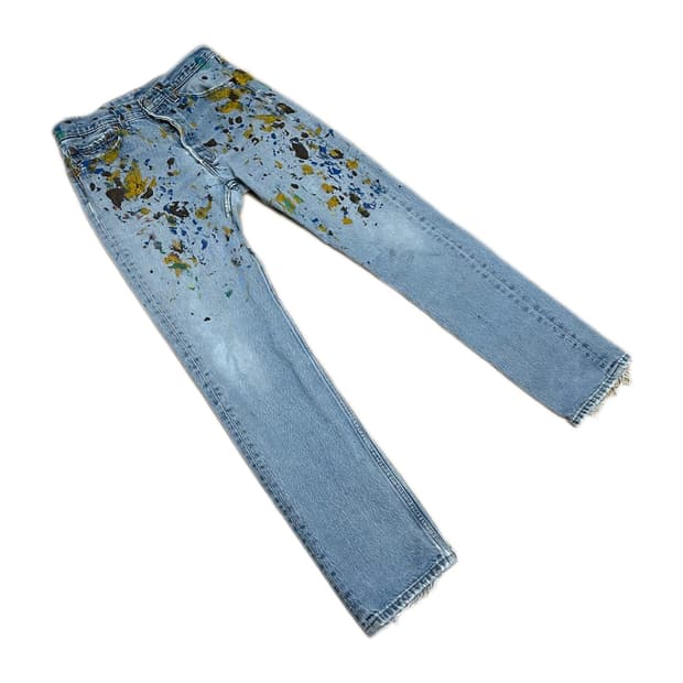 리바이스 90s 501xx 페인팅 데님팬츠