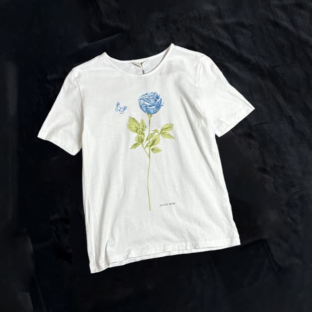 일본빈티지 Hanae Mori 그래픽 반팔 티셔츠