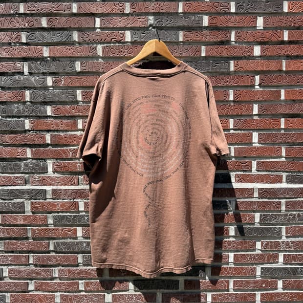 Tool 90s 툴 Spiral 빈티지 밴드 티셔츠