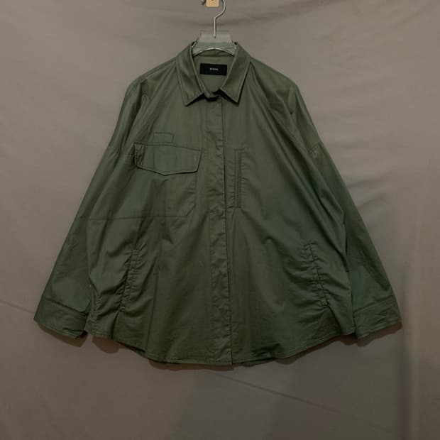 82 시스템 자수 야상 셔츠 자켓 셔켓