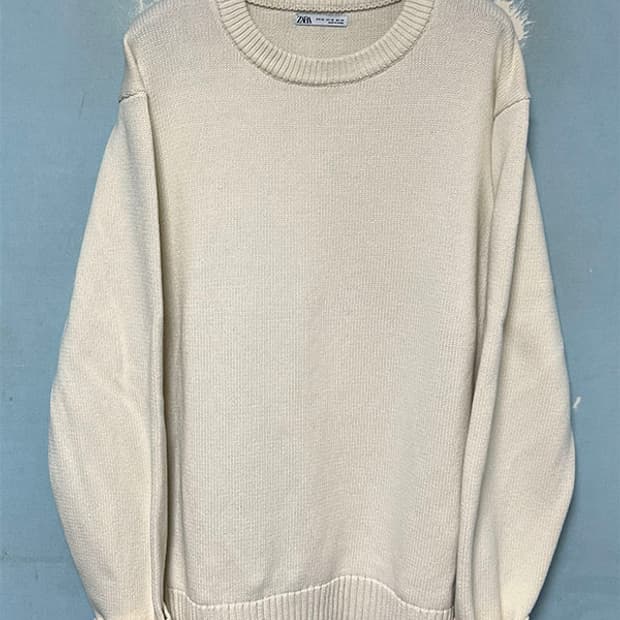 ZARA 자라 남자 니트티셔츠 겨울 XXL 110