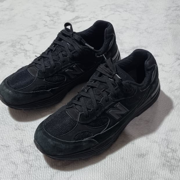 뉴발란스 992 ea 트리플 블랙 285