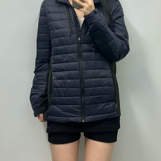 몽벨 네이비 윈드 경량 패딩