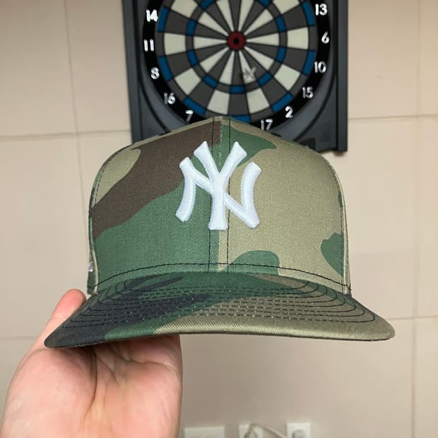 뉴에라 59fifty 뉴욕양키즈 카모 7 3/4 사이즈