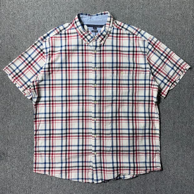 타미힐피거 체크 셔츠 ( XXL/OLD-7689 )