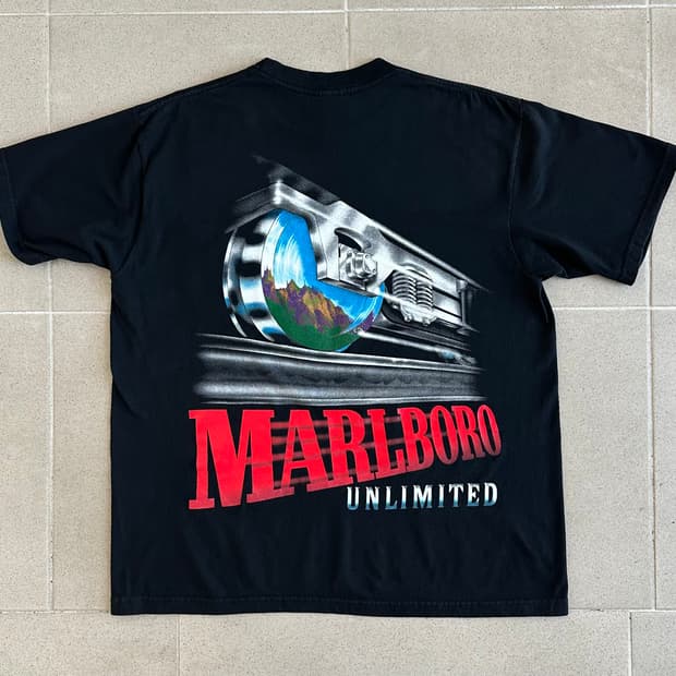 90s 빈티지 말보로 Unlimited Train 티셔츠