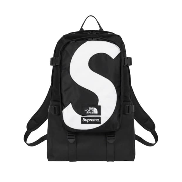 슈프림 x 노스페이스 S로고 익스페디션 백팩 블랙