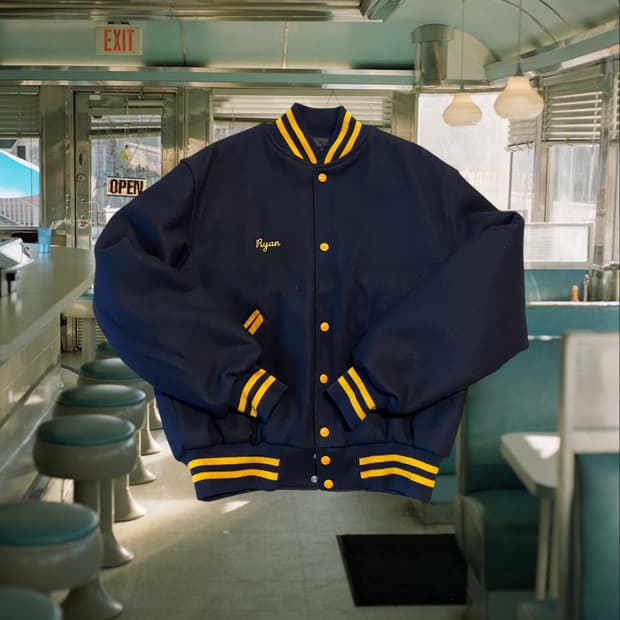 빈티지 울 베이스볼 자켓 (Man XL) AA1296