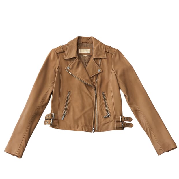 마이클코어스 레더 라이더 자켓 s