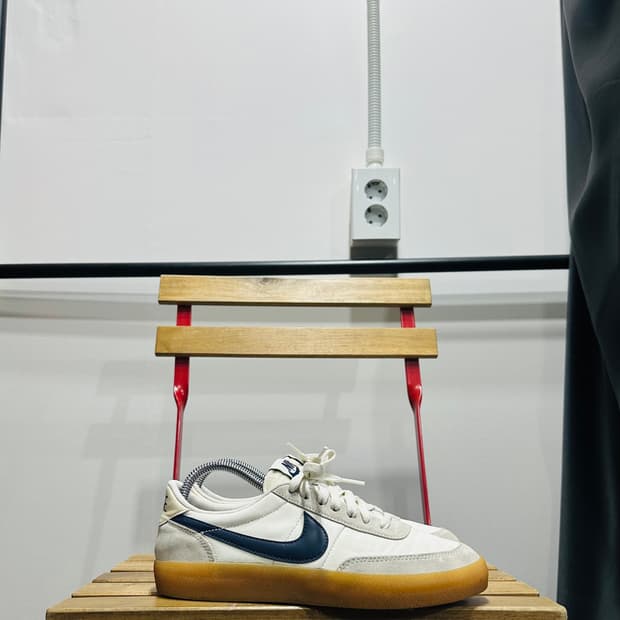 250) 나이키 운동화 남녀공용 신발 킬샷 OG 화이트 네이비