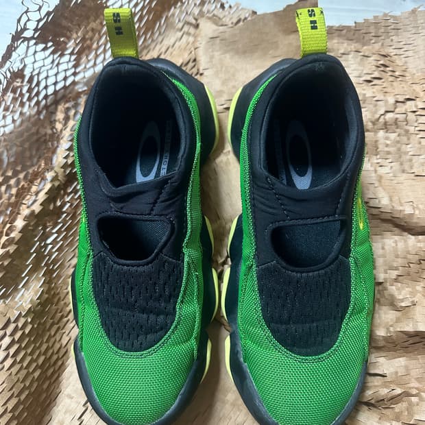 오클리 팩토리팀 플래쉬샌들 그린/레몬 운동화