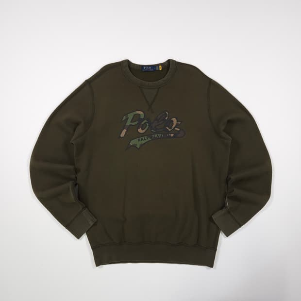 Polo 랄프로렌 카모 로고 맨투맨