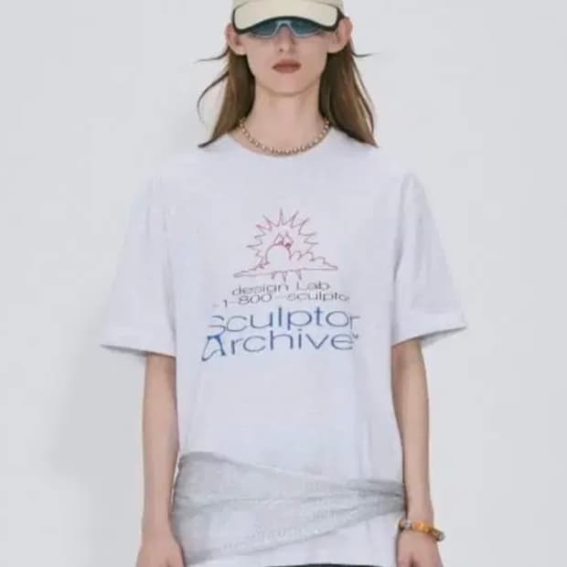 스컬프터 반팔 그레이 XL