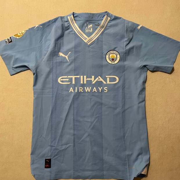 23-24 맨체스터 시티 어센틱 유니폼 해외 M
